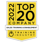 Sandler Award Training Industry Top 20, 2022