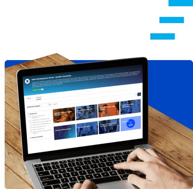 Supported by the Sandler LMS