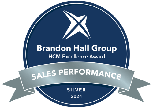 Brandon Hall Group HCM Excellence Award 2024 Silver in Sales Performance Brandon Hall Group HCM Excellence Award 2024 Silver in Sales Performance