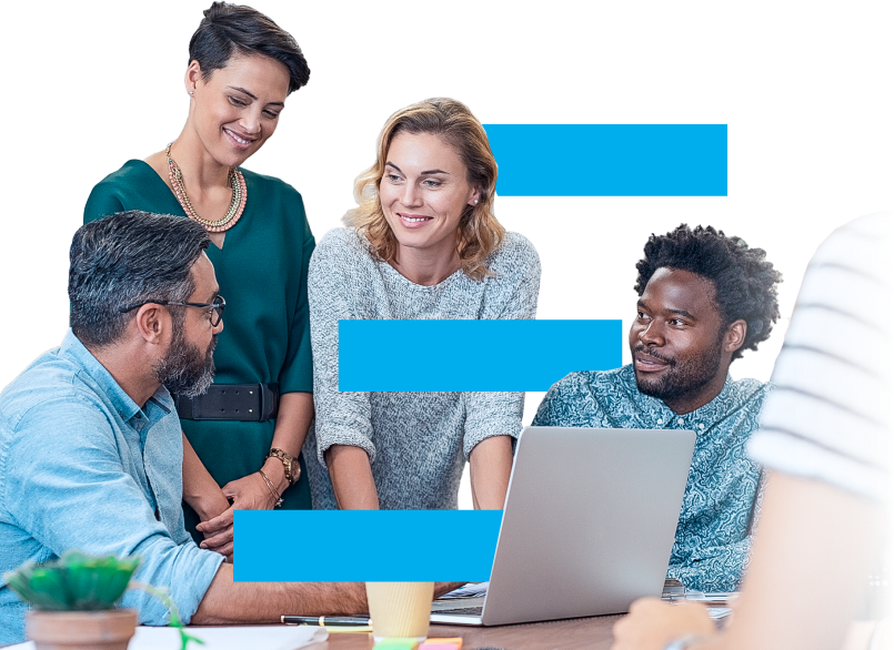 Group of people chatting