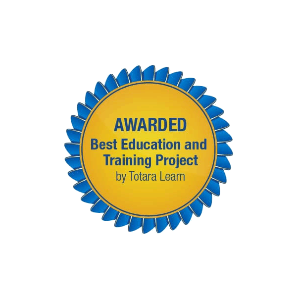 Best Education and Training Project by Totara Learn