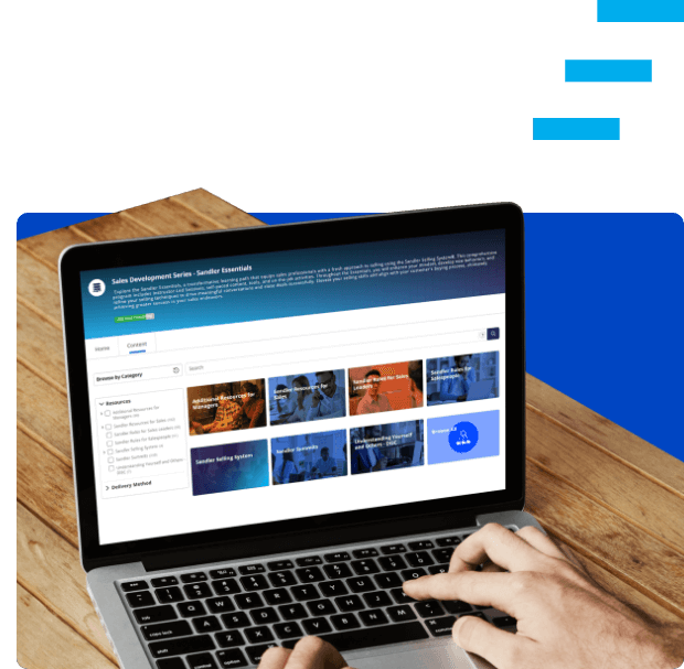 Supported by the Sandler LMS